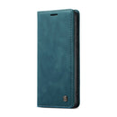 For Samsung Galaxy A41 CaseMe-013 Multifunctional Retro Frosted Horizontal Flip Leather Case with Card Slot & Holder & Wallet(Blue)