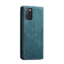 For Samsung Galaxy A41 CaseMe-013 Multifunctional Retro Frosted Horizontal Flip Leather Case with Card Slot & Holder & Wallet(Blue)