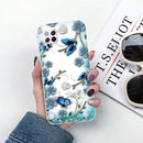 For Huawei P40 lite / nova 6 SE Shockproof Painted TPU Protective Case(Chrysanthemum Butterfly)
