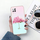 For Huawei P40 lite / nova 6 SE Shockproof Painted TPU Protective Case(Flower Umbrella)