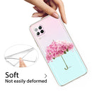 For Huawei P40 lite / nova 6 SE Shockproof Painted TPU Protective Case(Flower Umbrella)