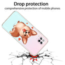 For Huawei P40 lite E / Y7p Shockproof Painted TPU Protective Case(Love Corgi)
