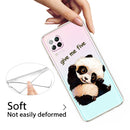 For Huawei P40 lite E / Y7p Shockproof Painted TPU Protective Case(Fighting Panda)