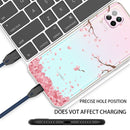 For Huawei P40 lite E / Y7p Shockproof Painted TPU Protective Case(Cherry Blossoms)