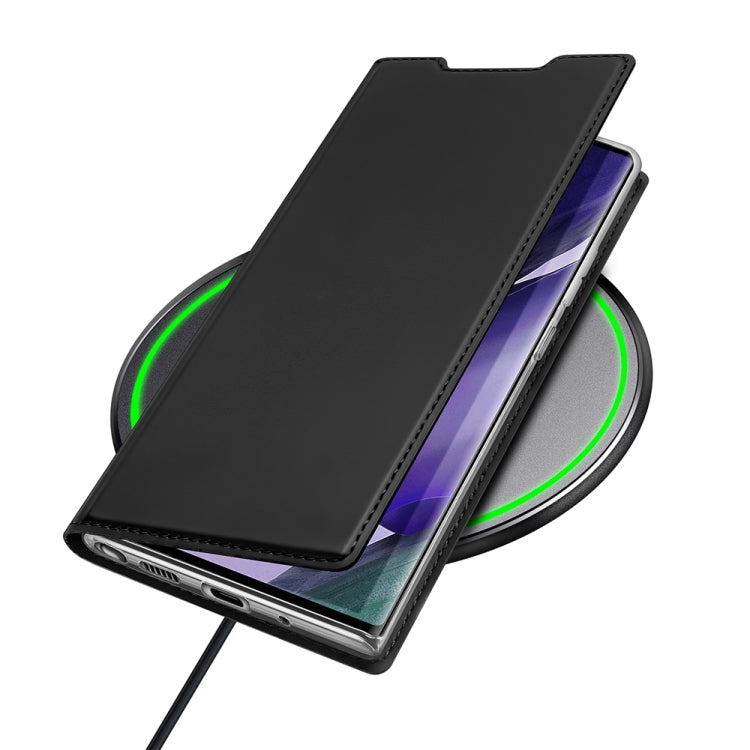 For Samsung Galaxy Note 20 Ultra DUX DUCIS Skin Pro Series Horizontal Flip PU + TPU Leather Case, with Holder & Card Slots(Black)