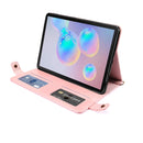 For Samsung Galaxy Tab S6 Lite P610/P615 Envelope Horizontal Flip PU Leather Case with Card Slots & Pen Slots & Holder & Wallet & Photo Frame & Shoulder Strap(Rose Gold)