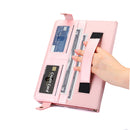 For Samsung Galaxy Tab S6 Lite P610/P615 Envelope Horizontal Flip PU Leather Case with Card Slots & Pen Slots & Holder & Wallet & Photo Frame & Shoulder Strap(Rose Gold)