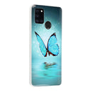 For Samsung Galaxy A21s Luminous TPU Mobile Phone Protective Case(Butterfly)