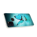 For Samsung Galaxy A21s Luminous TPU Mobile Phone Protective Case(Butterfly)