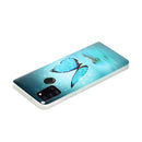 For Samsung Galaxy A21s Luminous TPU Mobile Phone Protective Case(Butterfly)