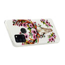 For Samsung Galaxy A21s Luminous TPU Mobile Phone Protective Case(Flower Deer)