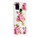 For Samsung Galaxy A21s Luminous TPU Mobile Phone Protective Case(Rose Flower)