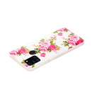 For Samsung Galaxy A21s Luminous TPU Mobile Phone Protective Case(Rose Flower)
