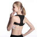 Anti-kyphosis Correction Belt Invisible Artifact For Sitting Posture, Style: Correction Belt + Shoulder Strap, Size:M