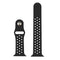 For Apple Watch Series 7 41mm / 6 & SE & 5 & 4 40mm / 3 & 2 & 1 38mm Sport Silicone Watch Band Standard Edition(Black)