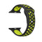 For Apple Watch Series 7 45mm / 6 & SE & 5 & 4 44mm / 3 & 2 & 1 42mm Sport Silicone Watch Band Standard Edition(Black Yellow)