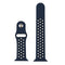 For Apple Watch Series 7 45mm / 6 & SE & 5 & 4 44mm / 3 & 2 & 1 42mm Sport Silicone Watch Band Standard Edition(Blue Black)