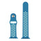 For Apple Watch Series 7 45mm / 6 & SE & 5 & 4 44mm / 3 & 2 & 1 42mm Sport Silicone Watch Band Standard Edition(Blue)