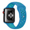For Apple Watch Series 7 45mm / 6 & SE & 5 & 4 44mm / 3 & 2 & 1 42mm Sport Silicone Watch Band Standard Edition(Blue)