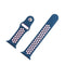 For Apple Watch Series 7 45mm / 6 & SE & 5 & 4 44mm / 3 & 2 & 1 42mm Sport Silicone Watch Band Standard Edition(Blue Pink)