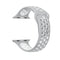 For Apple Watch Series 7 45mm / 6 & SE & 5 & 4 44mm / 3 & 2 & 1 42mm Sport Silicone Watch Band Standard Edition(Grey White)