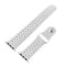 For Apple Watch Series 7 45mm / 6 & SE & 5 & 4 44mm / 3 & 2 & 1 42mm Sport Silicone Watch Band Standard Edition(Grey White)