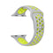 For Apple Watch Series 7 45mm / 6 & SE & 5 & 4 44mm / 3 & 2 & 1 42mm Sport Silicone Watch Band Standard Edition(Grey Yellow)