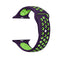 For Apple Watch Series 7 45mm / 6 & SE & 5 & 4 44mm / 3 & 2 & 1 42mm Sport Silicone Watch Band Standard Edition(Purple Green)