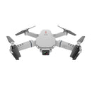 E88 1080P Single Camera Foldable RC Quadcopter Drone Remote Control Aircraft(Gray)
