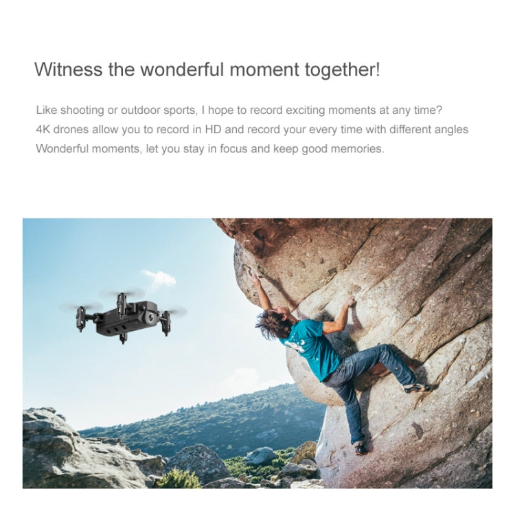 KK8 Without Camera Foldable RC Quadcopter Mini Drone Remote Control Aircraft, Color Box