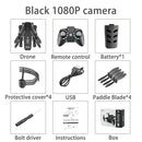 KK8 1080P Camera Foldable RC Quadcopter Mini Drone Remote Control Aircraft, Color Box