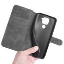 For Xiaomi Redmi 10X 4G / Redmi Note 9 DG.MING Retro Oil Side Horizontal Flip Case(Grey)