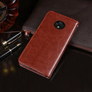 For DOOGEE X95 idewei Crazy Horse Texture Horizontal Flip Leather Case with Holder & Card Slots & Wallet(Brown)