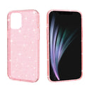 For iPhone 12 / 12 Pro Shockproof Terminator Style Glitter Powder Protective Case(Pink)