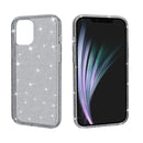 For iPhone 12 / 12 Pro Shockproof Terminator Style Glitter Powder Protective Case(Grey)