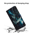 For Nokia 7.2 / 6.2 3D Painting Pattern Horizontal Flip TPU + PU Leather Case with Holder & Card Slots & Wallet(Wolf)