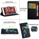 For Nokia 7.2 / 6.2 3D Painting Pattern Horizontal Flip TPU + PU Leather Case with Holder & Card Slots & Wallet(Wolf)