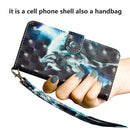 For Nokia 7.2 / 6.2 3D Painting Pattern Horizontal Flip TPU + PU Leather Case with Holder & Card Slots & Wallet(Wolf)