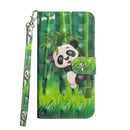 For Nokia 7.2 / 6.2 3D Painting Pattern Horizontal Flip TPU + PU Leather Case with Holder & Card Slots & Wallet(Bamboo Panda)