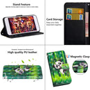 For Nokia 7.2 / 6.2 3D Painting Pattern Horizontal Flip TPU + PU Leather Case with Holder & Card Slots & Wallet(Bamboo Panda)