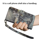 For Nokia 7.2 / 6.2 3D Painting Pattern Horizontal Flip TPU + PU Leather Case with Holder & Card Slots & Wallet(Cat Tiger)