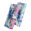 For Nokia 7.2 / 6.2 3D Painting Pattern Horizontal Flip TPU + PU Leather Case with Holder & Card Slots & Wallet(Watercolor Owl)