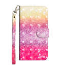 For Nokia 7.2 / 6.2 3D Painting Pattern Horizontal Flip TPU + PU Leather Case with Holder & Card Slots & Wallet(Gradient Color)