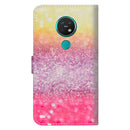 For Nokia 7.2 / 6.2 3D Painting Pattern Horizontal Flip TPU + PU Leather Case with Holder & Card Slots & Wallet(Gradient Color)