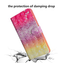 For Nokia 7.2 / 6.2 3D Painting Pattern Horizontal Flip TPU + PU Leather Case with Holder & Card Slots & Wallet(Gradient Color)