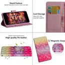 For Nokia 7.2 / 6.2 3D Painting Pattern Horizontal Flip TPU + PU Leather Case with Holder & Card Slots & Wallet(Gradient Color)