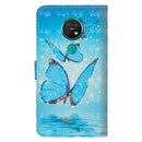 For Nokia 7.2 / 6.2 3D Painting Pattern Horizontal Flip TPU + PU Leather Case with Holder & Card Slots & Wallet(Three Butterfly)