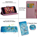 For Nokia 7.2 / 6.2 3D Painting Pattern Horizontal Flip TPU + PU Leather Case with Holder & Card Slots & Wallet(Three Butterfly)