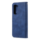For Huawei P40 Lite (5G) / Nova 7 SE Fashion Calf Texture Zipper Horizontal Flip Leather Case with Stand & Card Slots & Wallet Function(Blue)