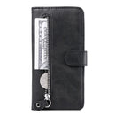 For Huawei P40 Lite (5G) / Nova 7 SE Fashion Calf Texture Zipper Horizontal Flip Leather Case with Stand & Card Slots & Wallet Function(Black)